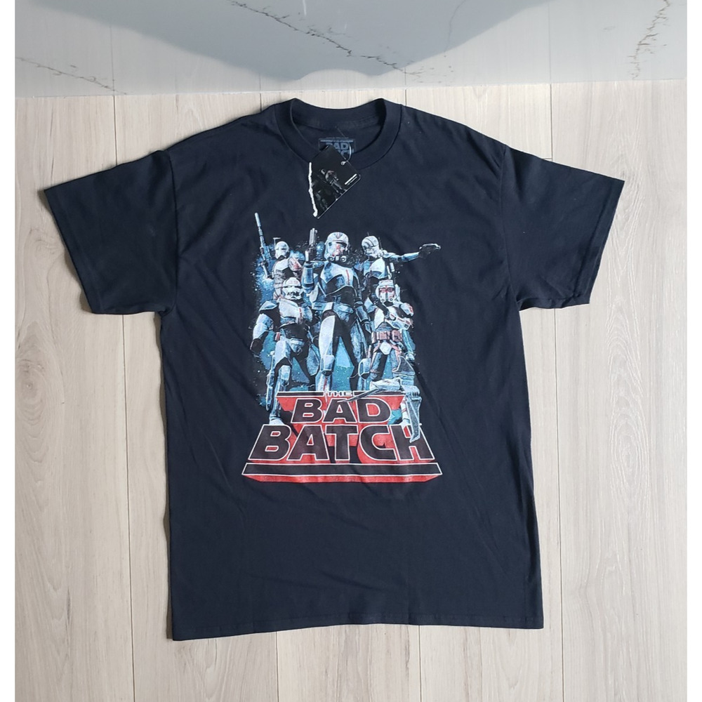 Star Wars Shirt Mens Medium Black Geeknet The Bad Batch Graphic Short Sleeve Tee